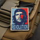 He Jiagong Velcro Personalized Morale Badge Armband REVOLUTION Bag Stamp ON Stamp ON