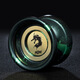 Feilijie yo-yo professional competition fancy yoyo ball dead sleep alloy metal yo-yo children's toy boy gift black pink blue flying dragon (10 ropes free)