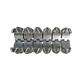 Buckle high-strength conveyor belt connection buckle A3 transport belt buckle V6 conjoined buckle conveyor belt connector buckle belt clip ordinary galvanized 600mm bandwidth