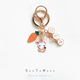 SunToMoon Holding Rabbit Cute Alloy Accessories Creative Girl Heart Keychain Cartoon AirPods School Bag Pendant Letters - Stand Rabbit