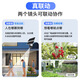 Internet eye 8 million high -definition dual -lens dual -screen wireless WIFI solar camera free plug -in monitoring monitor outdoor waterproof night vision 360 -degree panoramic rotation mobile phone remote