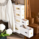 
Ouxuan Wall-mounted sub-garment underwear storage box Three-in-one socks bra drawer-style home wardrobe organized 7027 high-end bra storage box *1