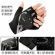 Feilan Nulun Guantes de cabeceo de la mitad de los dedos Primavera y verano delgada transpirable Anti-Slip Anti-Fall Motorcycle Driver Guantes de dedo giros grises de la mitad de los dedos