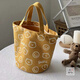 Jiqiuwa miki lienzo bolso caricaturas de dibujos animados bento bolso mommy bag baby bag bag bags y bebé bolso de tela de tela (oso bordado)