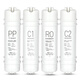 芯园适用于美的净水器M6滤芯通用MRC1587A-50G 1687B 1592A MRC1795 套餐2：一体RO（全套4支）PP+C1+RO+C2