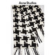 Acne Studios【七夕礼赠】 男女同款 千鸟格羊驼毛流苏围巾披肩两用CA0153 白色/黑色 均码