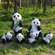Outdoor simulated panda ornaments fiberglass park lawn garden landscape decoration animal cartoon floor-standing large sculpture style 16
