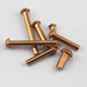 Test-GB867 copper semi-circle rivet semi-circle head red copper rivet round cap solid copper rivet M2M2.5M3M4M5 2*3 100 pieces