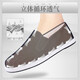 Shiju otoño nuevo estilo viejo zapatos de tela beijing cubierta para hombres zapatos de tela tradicional material de lana zapatos para hombres de alta gama zapatos de papá 12806 negro 41