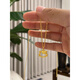 Chenru gold hollow cat head pendant sweet and cute HelloKitty999 pure gold plated necklace 24K clavicle chain cat