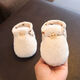 Tutu dawen nouveau-né bébé chaussures de coton 0-1 ans en automne et en hiver semelle douce-semelle de fourrure 6-12 mois ne vous débarrassez pas du couvercle de fitness portable à double face (beige) 1 paire une taille recommandée 0-12 mois (12 cm de longueur)