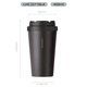 Serrure de verrouillage (verrouillage / verrouillage) Rencontrez l'isolation yuanqi et la tasse de café froid couverture de rebond pour hommes et femmes de beauté de beauté 400 ml noire LHC3271BLK Pink 400ml
