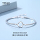 TTMIX fashion platinum bracelet women's pt950 platinum bracelet Möbius strip 5.23g