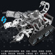 Children's building blocks toys assembled and plugged military model tank boys June 1st Children's Day gift high difficulty handmade remote control battlefield scorpion metal assembly mechanical alloy