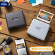 INSTAX Fuji instax Link WIDE Polaroid Mobile Photo Printer Mocha Gray Wide Double Pack Photo Paper Set