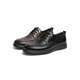 Red Dragonfly Casual Lederschuhe Herren 2025 Frühling neuer weicher Sohle komfortabler Schnür-up-Geschäft im mittleren Alter Daddy Schuhe WTA15052 Brown 44