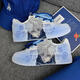 Jointly-branded Sakura Blue Prison Anime Pain Shoes Men's 2024 Spring and Autumn Couple Sports Shoes Huili Ganyu Low Top Board Shoes (Pink Blue) z2694d 40