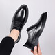 Cartelo weiche Kuhwinkel Winter Herren Lederschuhe Neue Style Pendlergeschäft formelle Schuhe Freizeitanzug Bräutigam Hochzeitsschuhe echtes Leder schwarz 42