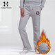 Tiger Trace Sport Hosen Herren Dünne Sommerhosen gerade lose Lose großer Baumwoll -Laufübungen geschlossene Kellner Hosen Freizeithosen Grau (9898 geschlossen) 3xl