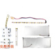 
XMSJBAIMUGE suitable for refrigerator accessories refrigerated freezer lighting D light/refrigerator bulb/luminous light strip No. 2 freezer bulb 607