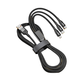 Pinsheng Data Cable One to Three Aluminum Alloy Shell Mobile Phone Fast Charging Black 1.2 Meters/Cable