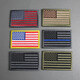 Diang American stickers for clothing, hats, backpacks, personalized armbands, clothing reflective Velcro, morale badges, helmet stickers, US military flag colors