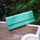 Select the new glasses box for the first time, triangle foldable portable, simple and personalized sunglasses storage box for men and women, green glasses delivery cloth