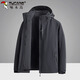 Woodpecker (TUCANO) Jacket Men's Jacket Men's Autumn and Winter Three-in-One Casual Outdoor Sports Men's Wear Black 2XL