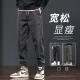 Zhaoxun short men's pants 160 cropped pants men's autumn and winter 2024 new sports long tying loose sports workwear 689 camel M (95-110Jin [Jin equals 0.5 kg])