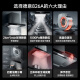 Deyi (DE/E) European-style household top suction smart frequency range hood 1000pa static pressure high wind pressure 24 air volume high suction household self-cleaning smoke stove 826A three-piece set 826A+718A+100D natural gas