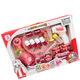Street stall children's simulated tableware kitchen cooking toys big gift box girls playing house toys agency 9905 storage bag big gift box red and blue random
