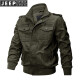 Jeep Spirit2022 Chaqueta de trabajo para hombres de otoño e invierno Flying Flying Casual Chaqueta al aire libre de lavado de gran tamaño Eyección Top 9930 Negro (al aire libre Urban Light) 90-115Jin [Jin equivale a 0.5 kg] sugerido M (Urban Light Outdoor)
