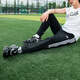 阿迪达斯（adidas）裤子男裤 夏季新款梭织快干运动裤透气休闲黑色束脚裤长裤 IB5012 M