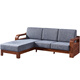 
Guangming Furniture Solid Wood Sofa Corner Sofa Combination Sofa Removable Washable Shuiquliu Sofa Modern Chinese Sofa 3884A Set One: Two-person seat + Imperial Concubine Couch