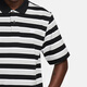 NIKE/Nike Spring Men's Lapel Striped Sport Short Sleeve FN3897-010 L