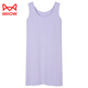 Chat Man (Miiow) Pure Coton Charmand de nuit avec coussinets de poitrine Vêtements de maison intégrés pour les femmes avec des coussinets de poitrine pour la robe de gilet pour femmes pour les femmes en été 2024 Nouveau style [Nightskirt] Pink 11976 avec coussinet mamm