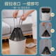 Meiya garbage bag thickened drawstring portable kitchen home office trash can plastic bag 45*50cm*100 pieces