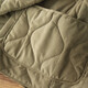 Lined cotton coat men's winter Ami khaki American retro workwear cotton jacket quilted collarless cotton coat green 555-CPH XL recommended 120-140 Jin Jin equals 0.5 kg