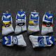 Butterfly socks Table Tennis socks mid-tube sports thickened towel bottom pure cotton wear-resistant sweat-absorbing competition training for women's socks 35-40 sizes (thick model) 2 pairs