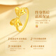Chinese gold fugitive princess gold ring women's gold bow plain ring birthday gift for girlfriend and wife bow ring-15