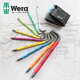 Vera (WERA) Germany 967/9 TORX HF colored star plum blossom wrench set metric with holding function 05024179001 (TX8-TX40)