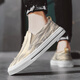 DKCCI toile Chaussures masculines pour les personnes paresseuses d'été pédales vieilles chaussures de tissu de beijing respirant des sports de travail sans glissement et chaussures plates décontractées migray 42