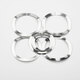Jinggong 65 manganese steel wave washer 304 stainless steel spring elastic wave washer bearing wave washer 5*10*0.3 (stainless steel/100 pieces)