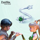 Fanesa's Arrow of Guardian Couple's Ring 925 Silver Ring Female Elf Throne Ring as a Birthday Gift for Boyfriend and Girlfriend Female Model