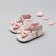 Gardenia Summer Baby Stufen vor den Tremen des Babys, Säuglings Sommerbaby Weiches Einzelkind-Prinzessin, die keine Schuhe zu verlieren 6 Monate fertige Schuhe, Socken und Stoffschuhe, leichte mundmännische Style-Style-Hohlhöhle bestickte Prinzessinschuhe (Trage im Frühjahr und Sommer, keine Absätze, die innere Länge sind etwa 11 cm geeignet (geeignet für 2 bis 7 Monate))