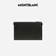95% new Montblanc (MONTBLANC) gift men's clutch black 130047