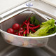 All-purpose stainless steel sink filter triangle drain net drain rack leftover artifact kitchen storage rack storage rag rack
