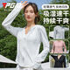 PGM高尔夫服装女士防晒衣夏季运动防紫外线upf50+轻薄连帽外套 YF687-雅致灰