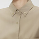 
Jiangnan Buyi (JNBY) summer women's onesie loose casual straight shirt collar commuting style 5O4F14110 249/Shallow Camel L