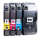 
Juwei compatible with original brother MFC-J2320 J2720 printer ink cartridge LC699XL LC695XL color ink 1200 pages LC695M red ink cartridge